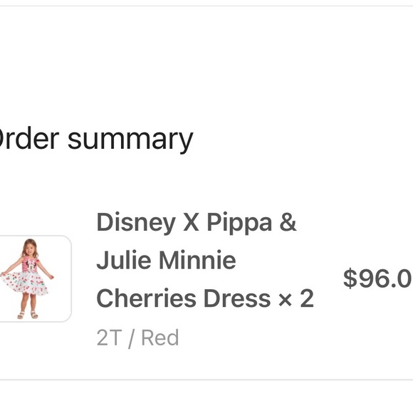 Disney Pippa & Julie Minnie Cherries dress - Picture 3 of 3